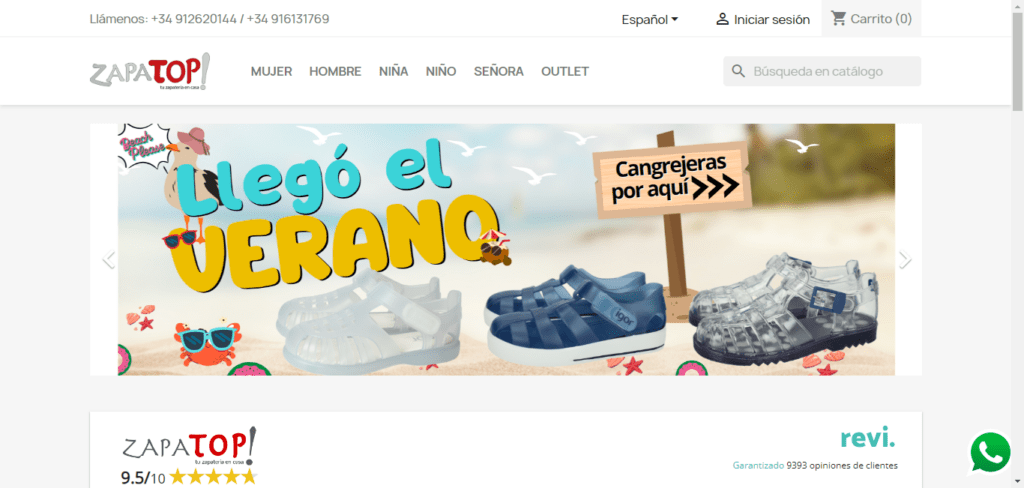 Las mejores tiendas online para comprar zapatos baratos en España Zapatop Web
